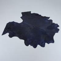 Large Blue Cowhide Rug, 109L - Sold for $1,280 on 05-17-2026 (Lot 838).jpg